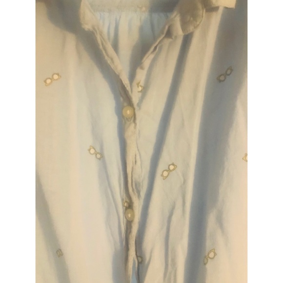 Print Short Sleeve, Collar, Button Down Shirt - Picture 5 of 5